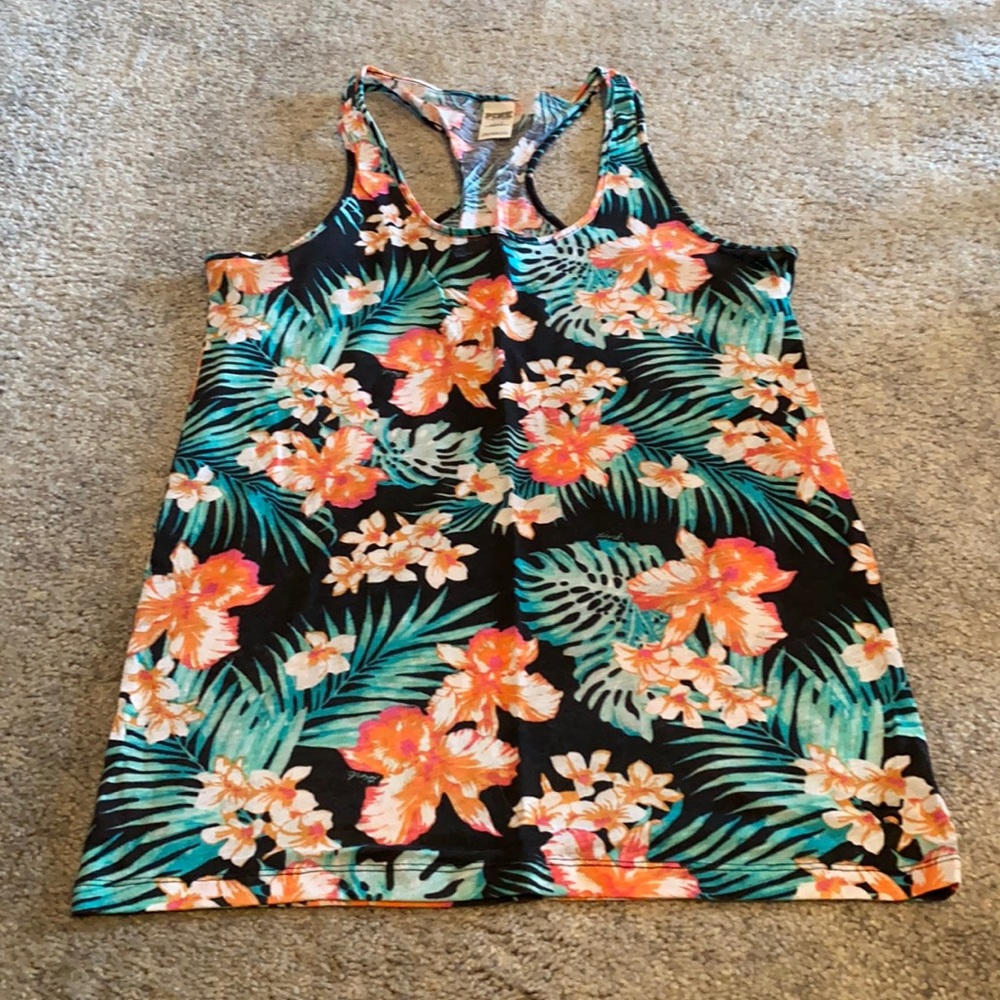 VS Pink Razor Back Tank